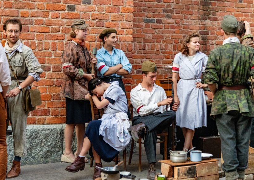 rekonstrukcja wydarzeń Powstania Warszawskiego