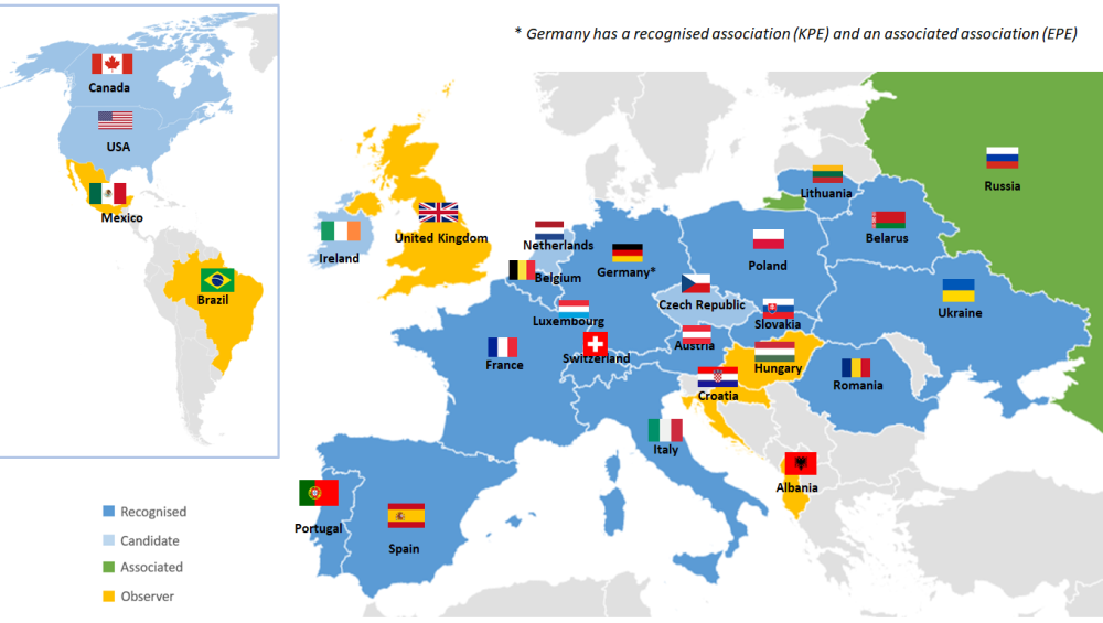 UIGSE-FSE - stowarzyszenia na świecie 2025